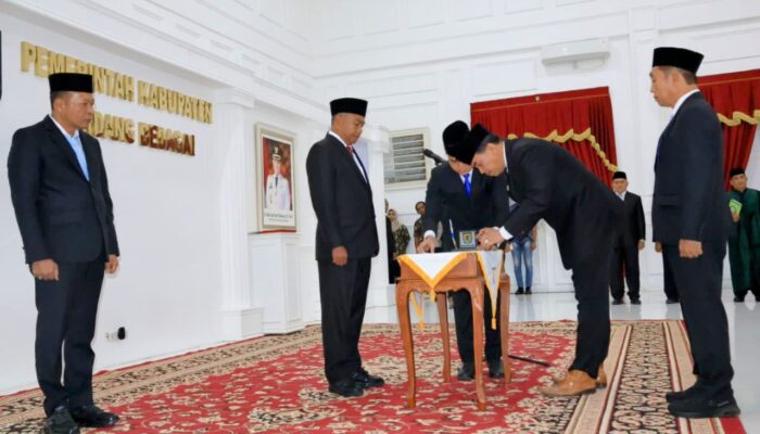 Bupati Sergai Tekankan Birokrasi Efisien Dan Adaptif Pejabat Baru