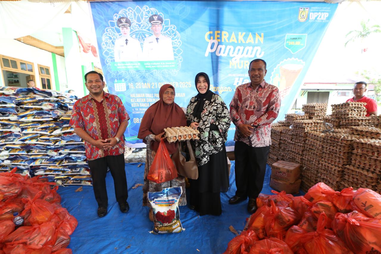 Illiza Sebut Paket Pangan Murah Banda Aceh Berkualitas Premium