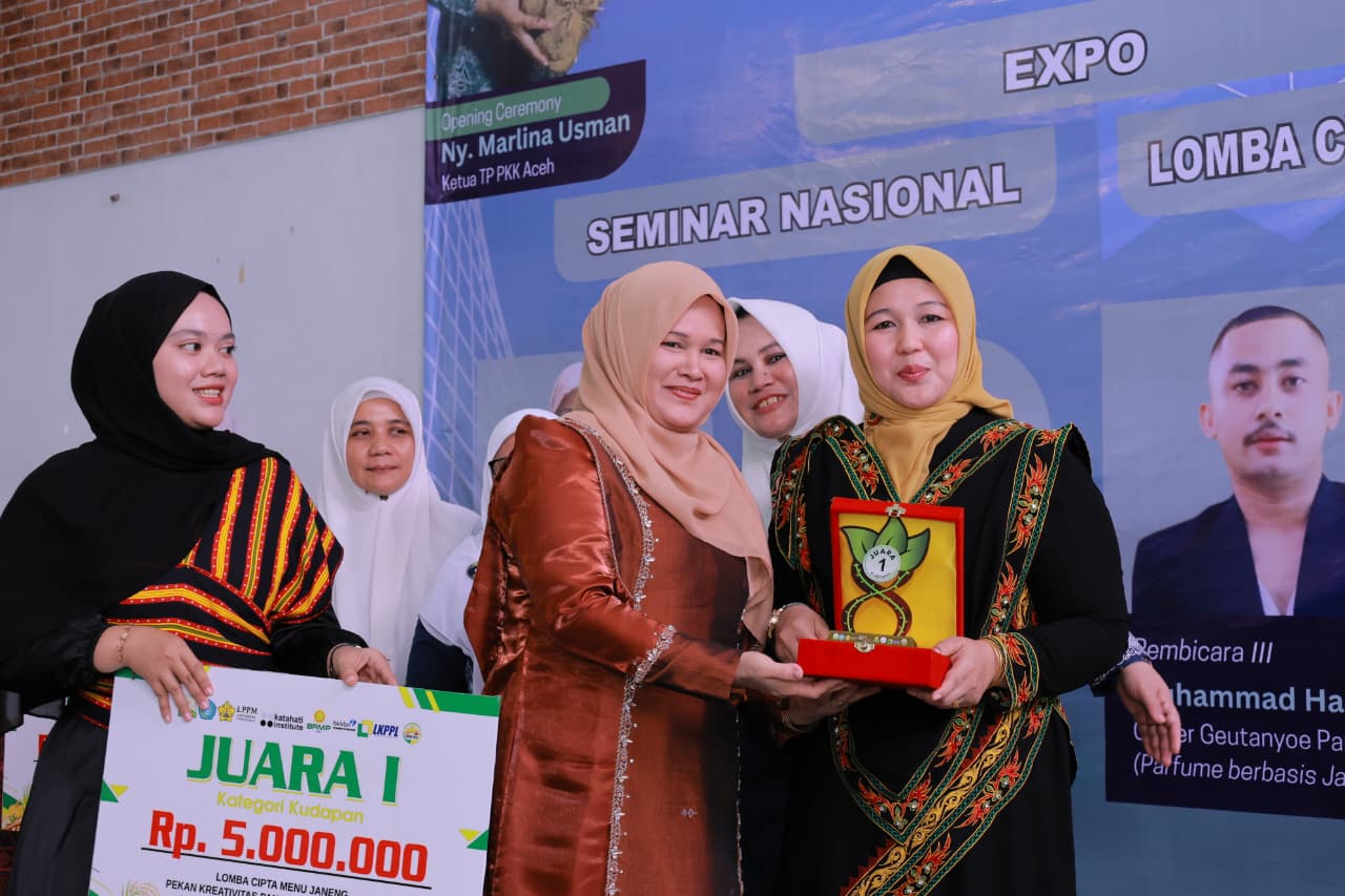 Aceh Besar Raih Juara Umum Lomba Cipta Menu Janeng