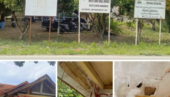 Warga Soroti Kondisi Kantor Camat Babul Makmur Tak Terawat
