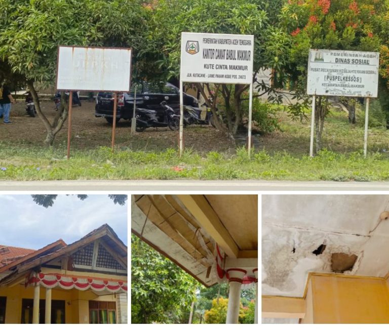 Warga Soroti Kondisi Kantor Camat Babul Makmur Tak Terawat