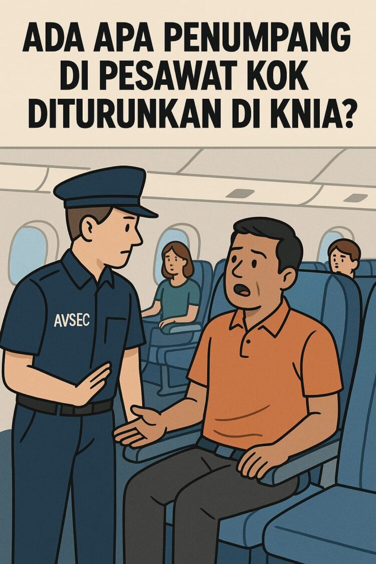 Ada Apa Penumpang Di Pesawat Kok Diturunkan Di KNIA?