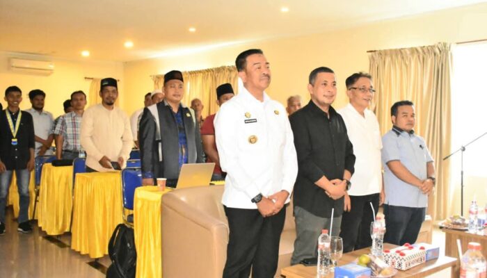 Bupati Madina Hadiri Sosialisasi Penguatan Kelembagaan Bersama Mitra Kerja Bawaslu