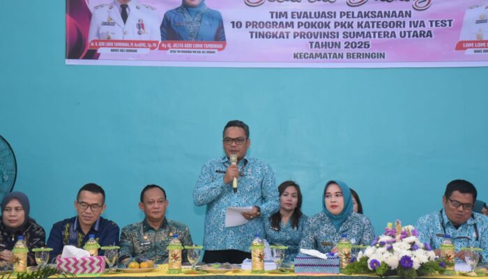Deliserdang Masuk 6 Besar Tingkat Sumut Kategori IVA Test