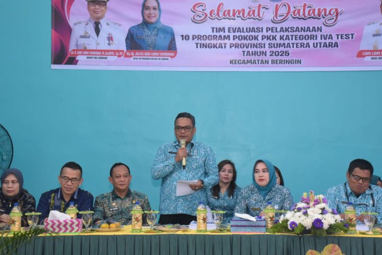 Deliserdang Masuk 6 Besar Tingkat Sumut Kategori IVA Test