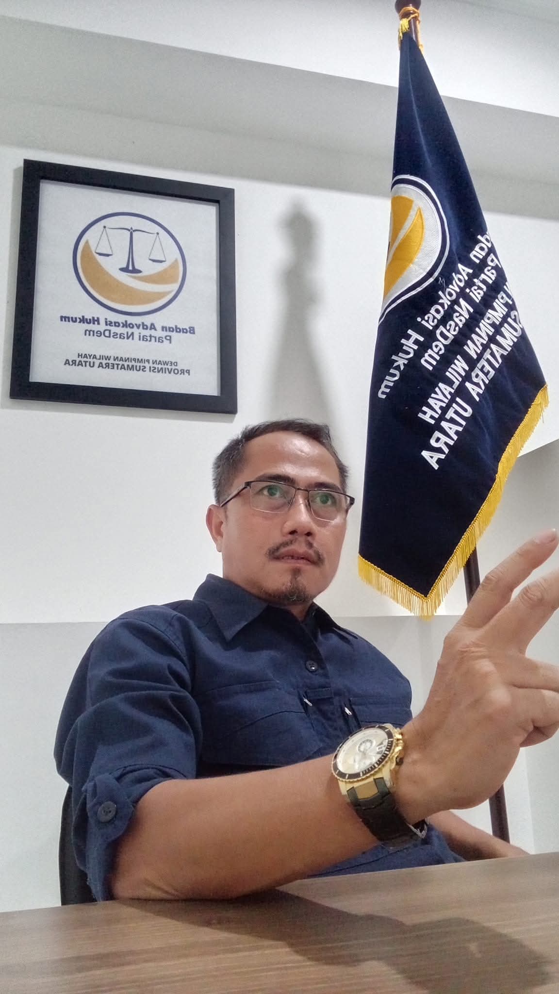 BAHU Nasdem Sesalkan Salah Tangkap Ketua Nasdem Sumut