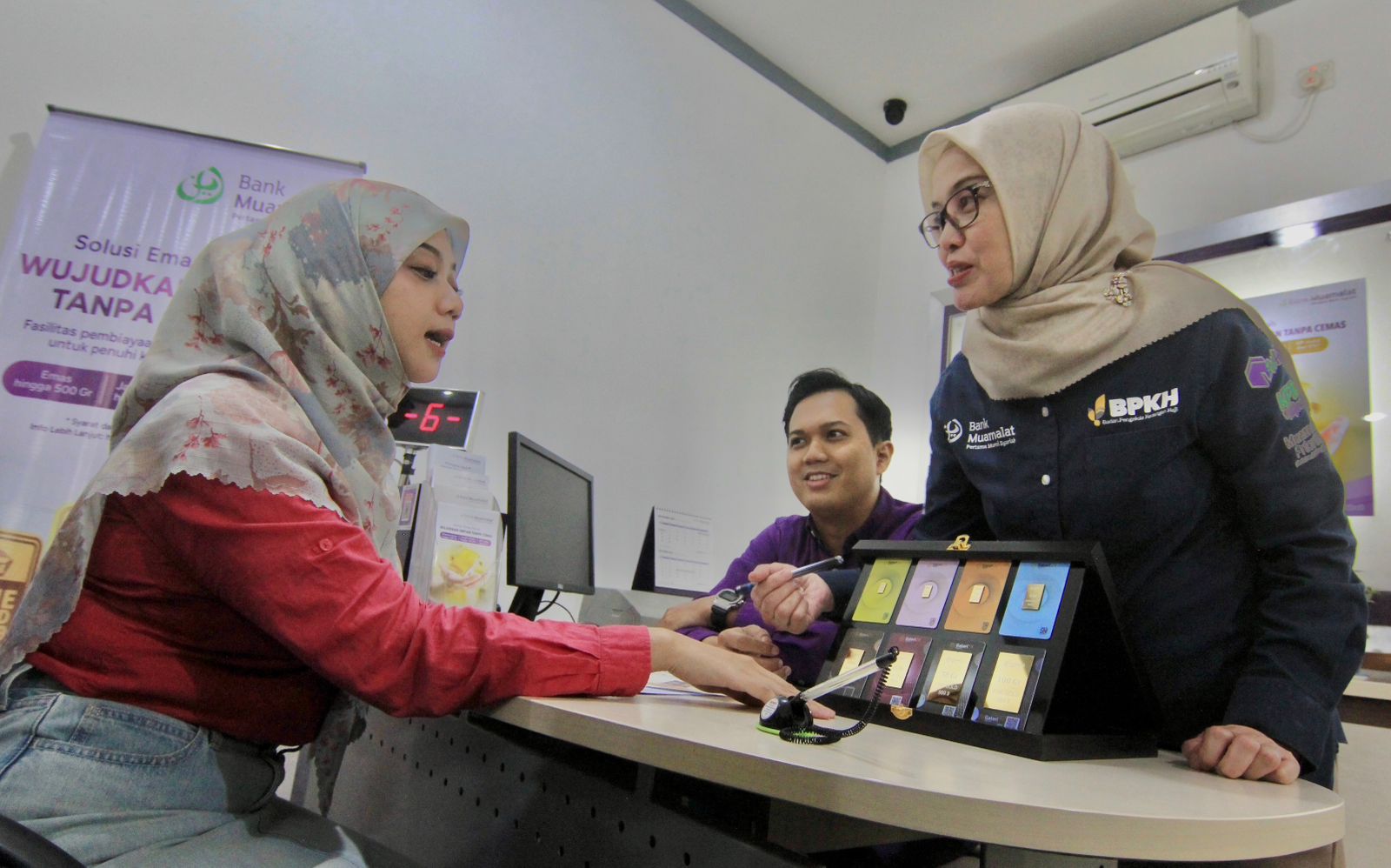 Penuhi Permintaan, Bank Muamalat Tambah Mitra Pemasok Emas