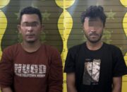 Sat Intelkam Polres Sabang Tahan Dua Tersangka Pencuri Tiang Penerang Jalan