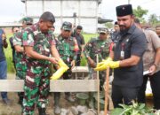 Danrem 011/Lilawangsa Letakkan Batu Pertama Pembangunan Koperasi Desa Merah Putih Di Aceh Timur