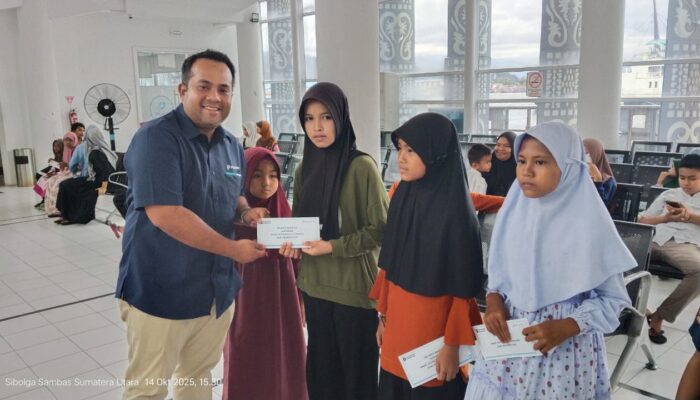 Wujud Syukur Hari Pelindo, Pelindo Regional 1 Sibolga Santuni 80 Anak Yatim