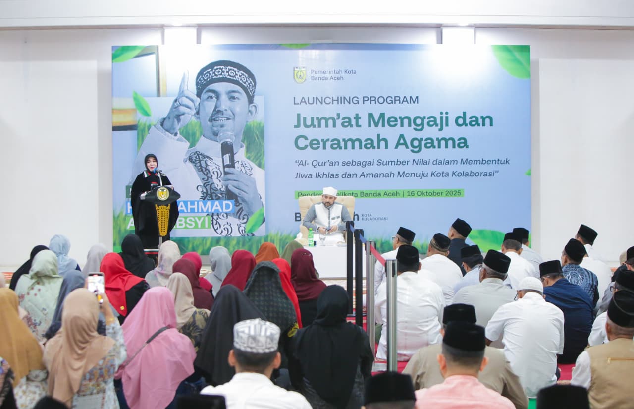 Wali Kota Illiza Launching Program Jum’at Mengaji