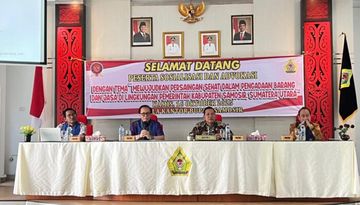 KPPU Lakukan Sosialisasi Dan Advokasi Bersama Pemerintah Kabupaten Samosir