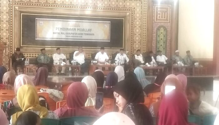 Pembinaan Mualaf Baitul Mal Agara, Bupati Salim Fakhry Sampaikan Ini