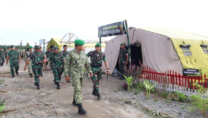 Pangdam I/BB Tinjau Pembangunan Yon TP 852/ABY