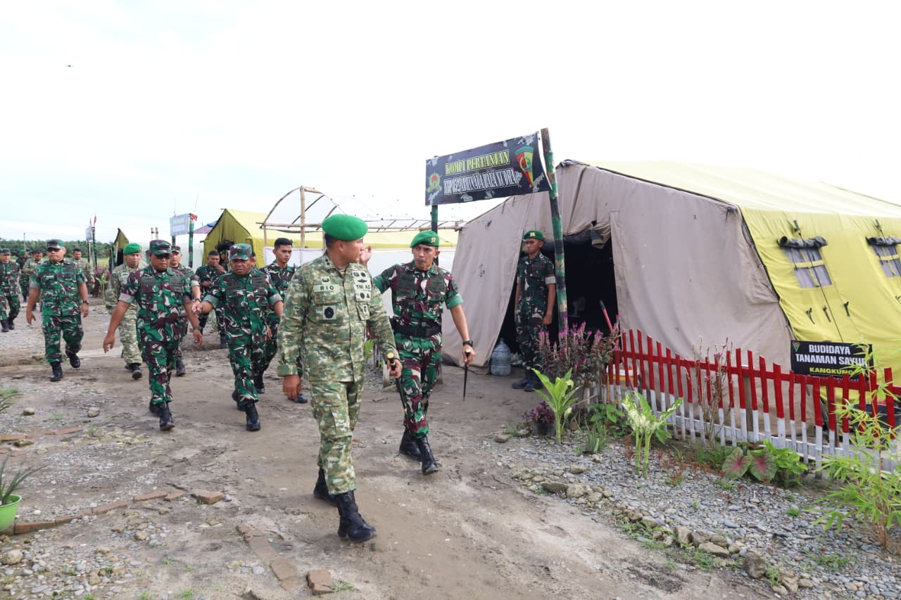 Pangdam I/BB Tinjau Pembangunan Yon TP 852/ABY