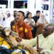 Menteri HAM Dan Bupati Madina Unjuk Kebolehan Menabuh Gordang Sambilan