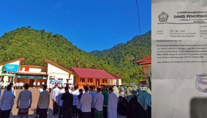 Sita HP Anak Pejabat, Guru MUQ Aceh Selatan Dipecat