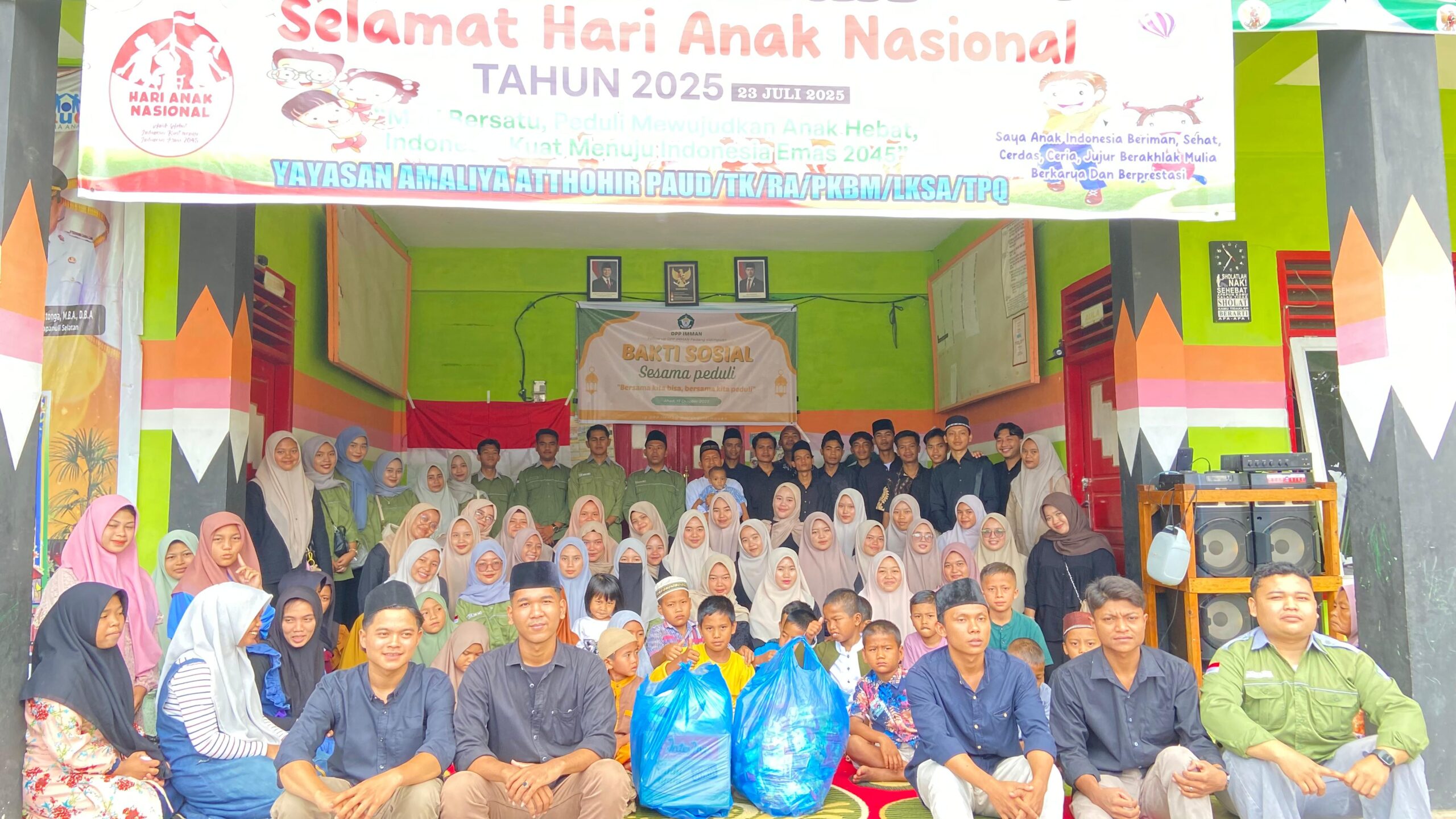 DPP IMMAN Padangsidimpuan Gelar Bakti Sosial di Panti Asuhan Amalia Attohir