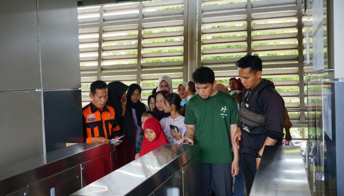 PT Railink Pasang Gate Keberangkatan Di Stasiun Tengahan Untuk Tingkatkan Kenyamanan Penumpang
