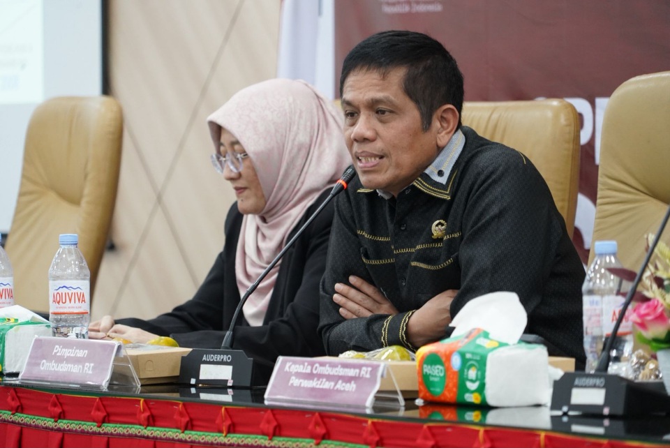 Ombudsman RI Dorong Sinergi Kampus Untuk Penguatan Dan Peningkatan Kualitas Pelayanan Publik Di Aceh