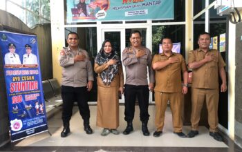 Kapolsek Sibolga Sambas Sambangi Kantor Camat Sibolga Kota