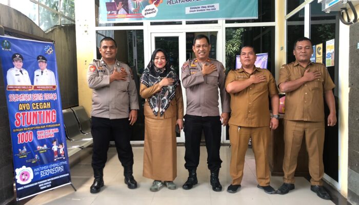 Kapolsek Sibolga Sambas Sambangi Kantor Camat Sibolga Kota