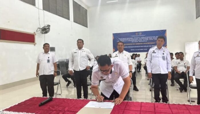Rutan Kelas IIA Binjai Teken Komitmen Bersama