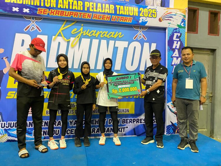 Kejuaraan Bulutangkis Dan Atletik Aceh Utara Berakhir, Ini Pemenangnya