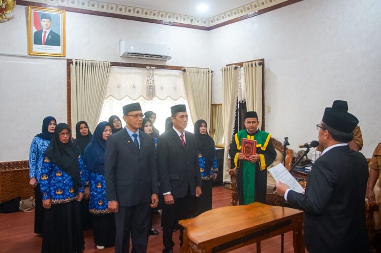 Bupati Pidie Lantik Pejabat Baru: Semangat Menuju Pidie Beu Meusyeuhu