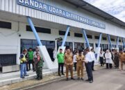 Wakil Wali Kota Sibolga Sambut Kedatangan Menko PM Muhaimin Iskandar di Bandara Pinangsori