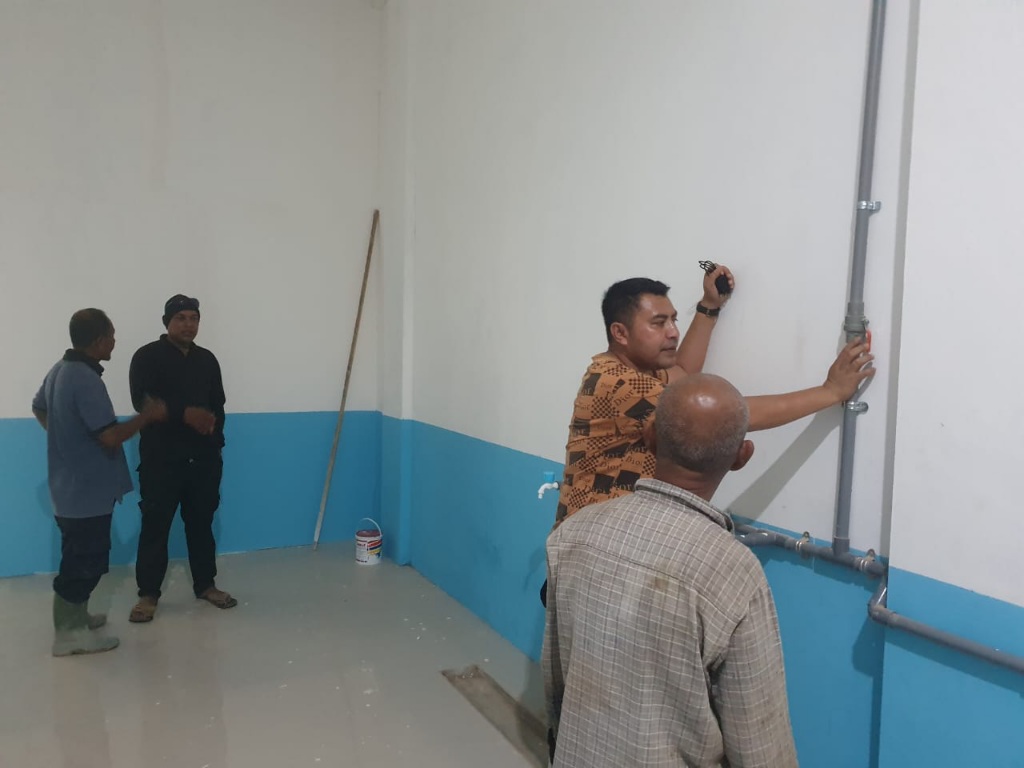 Zulfikar, Bintara Polres Aceh Utara Bangun Dapur MBG Di Tanah Luas