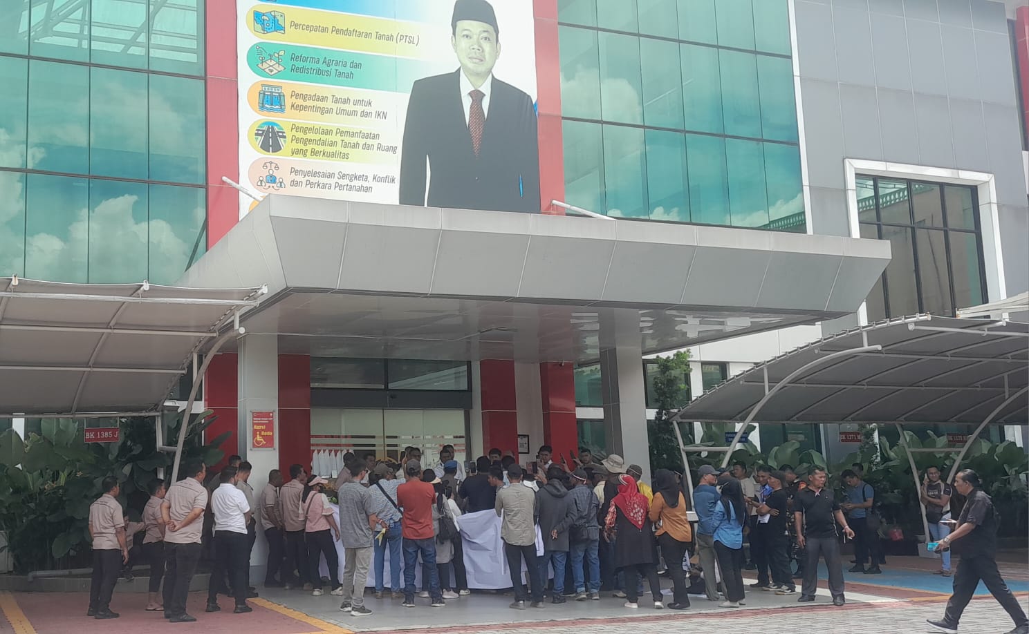 Gapoktan Asahan Demo Di Kantor BPN Sumut, Tuntut Pengembalian Lahan 300 Ha