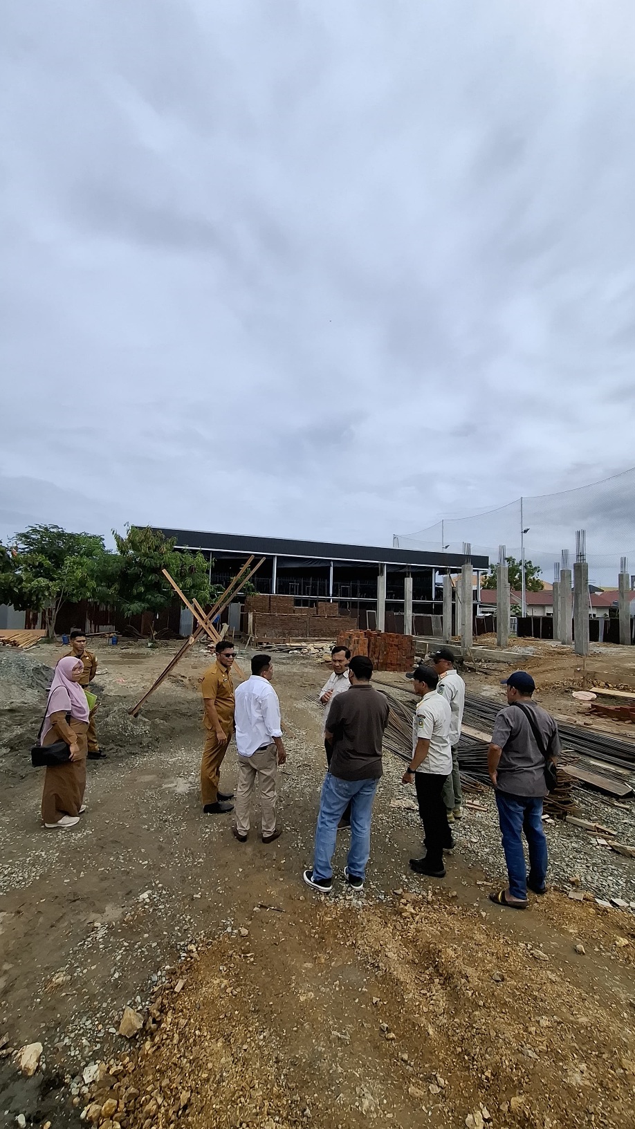 Pemkab Aceh Besar Turun Ke Lokasi Pembangunan SMKS Muhammadiyah