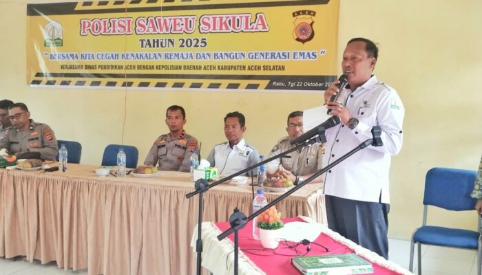 Polisi Saweu Sikula, Cara Disdik Dan Polda Aceh Tekan Angka Kenakalan Remaja Di Aceh Selatan
