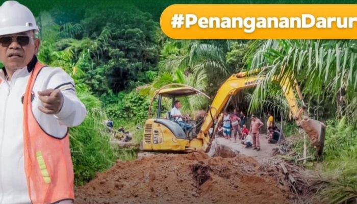 Respons Cepat Pemkab Simalungun Atasi Putusnya Jalan Raya–Raya Kahean