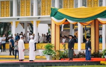 Gubernur Sumut Inspektur Upacara Hari Santri Di Kota Binjai