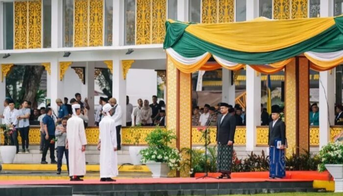 Gubernur Sumut Inspektur Upacara Hari Santri Di Kota Binjai