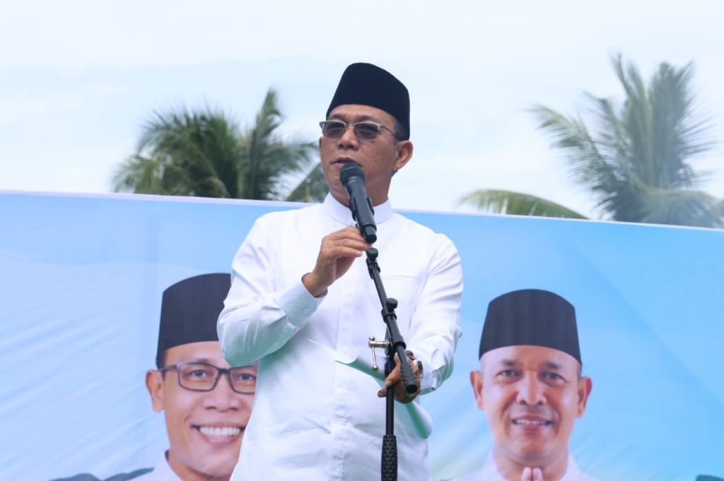 Bupati Tapsel Wakili KDh Se-Pantai Barat Sumut Pada Hari Santri Nasional Di Titik Nol Islam Nusantara