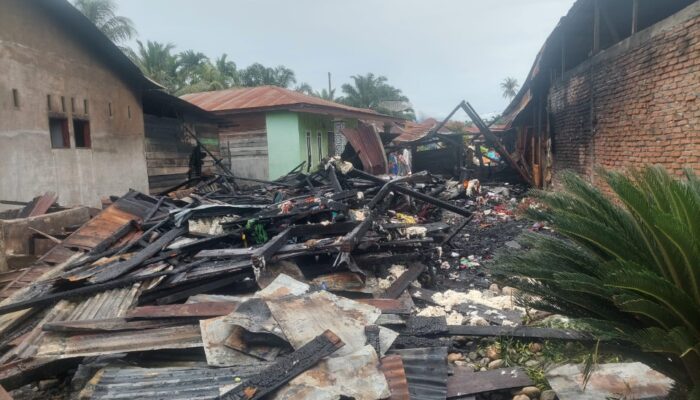 Empat Rumah Terbakar Di Agara Diduga Api Berasal Dari Dapur