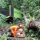 Truk Bermuatan Sawit Terjun Ke Jurang Akibat Longsor Di Panyabungan Selatan