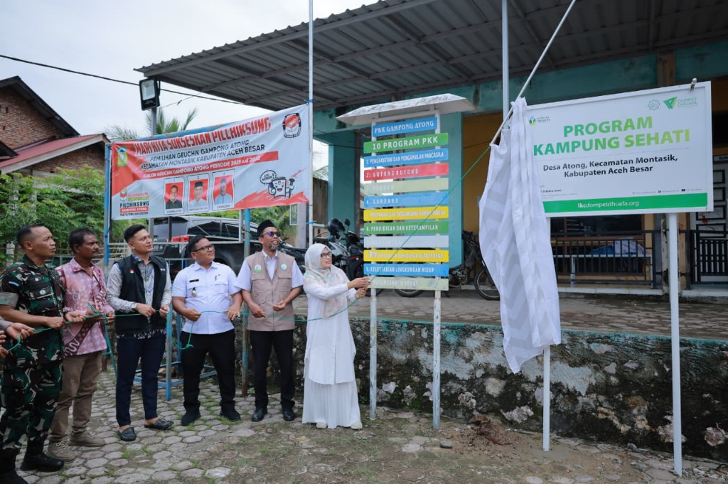 Plt Kadinkes Aceh Besar Launching Kampung Sehati