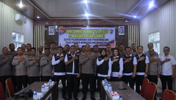 Polres Humbahas Ikuti Audit Kinerja Tahap II Di Samosir