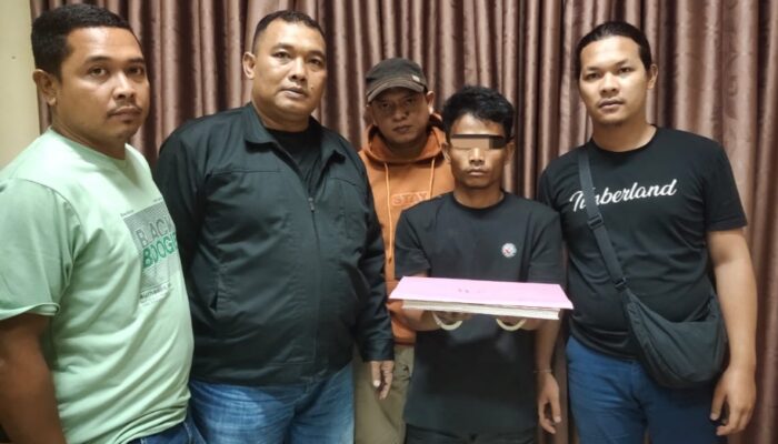 Babinsa Posramil Lawe Bulan Dan Inteldim 0108/Agara Bekuk Pria Diduga Terlibat Sabu