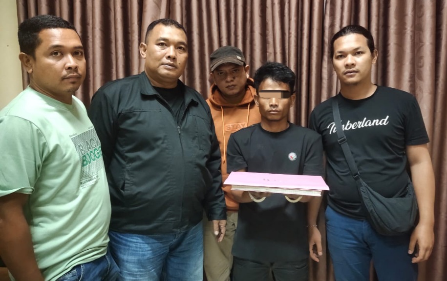 Babinsa Posramil Lawe Bulan Dan Inteldim 0108/Agara Bekuk Pria Diduga Terlibat Sabu
