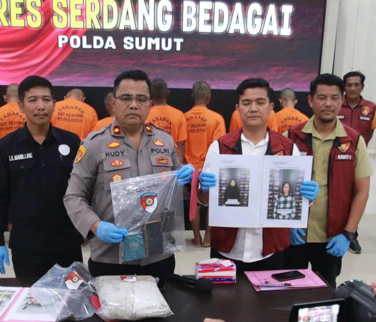 Polres Sergai Bekuk Dua Wanita Pengirim PMI Ilegal ke Malaysia
