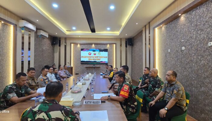 Kapolrestabes Medan Hadiri Rapat TMMD Ke-126, Komitmen Sinergitas TNI–Polri Jaga Kondusifitas