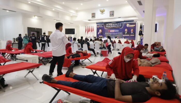 Sambut HUT Ke-14, NasDem Sumut Gelar Donor Darah, Ricky Anthony: Target 500 Kantong