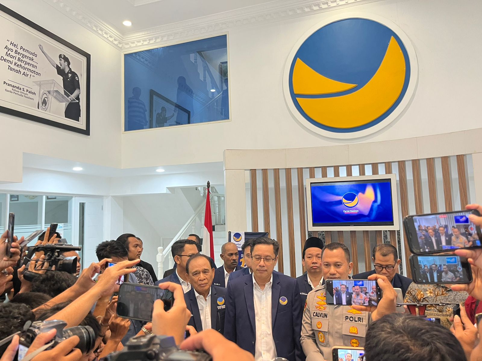 Buntut Salah Tangkap Iskandar ST, Kapolrestabes Medan Kunjungi DPW Nasdem Sumut