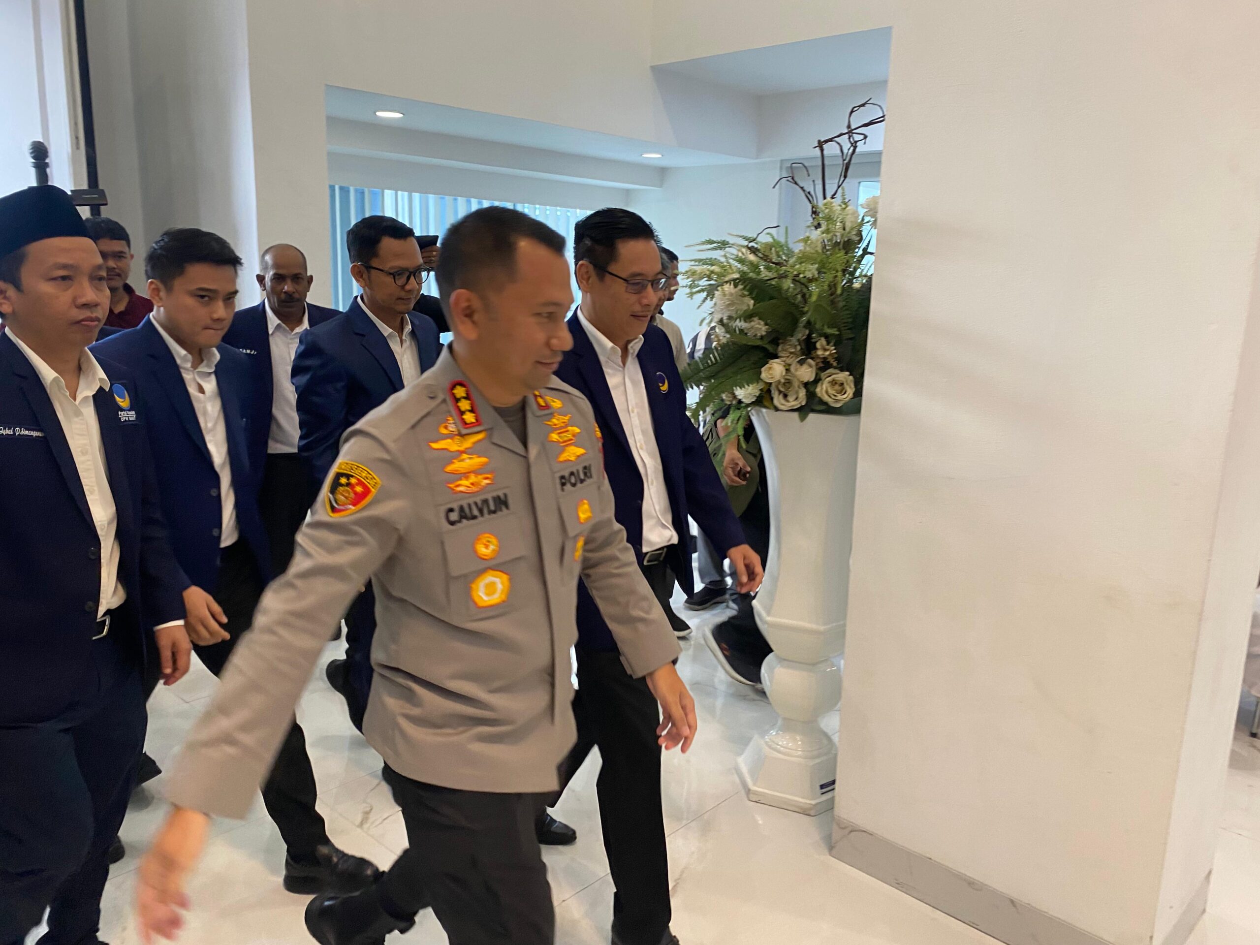 Kapolrestabes Medan Silaturahmi Ke DPW NasDem Sumut