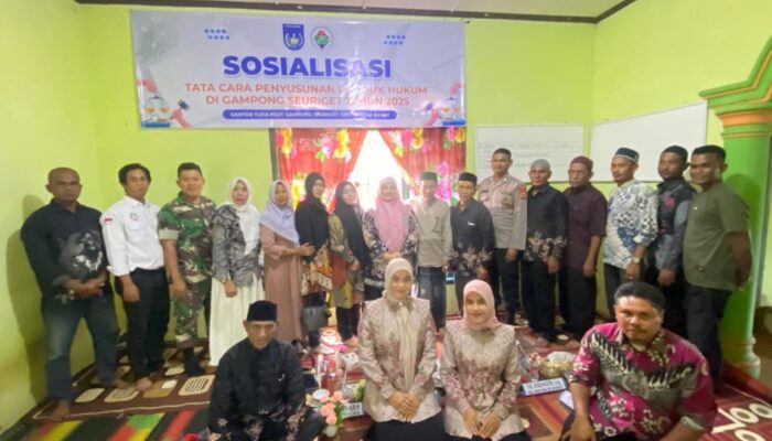 TPG Seuriget Sosialisasi Tata Cara Penyusunan Produk Hukum